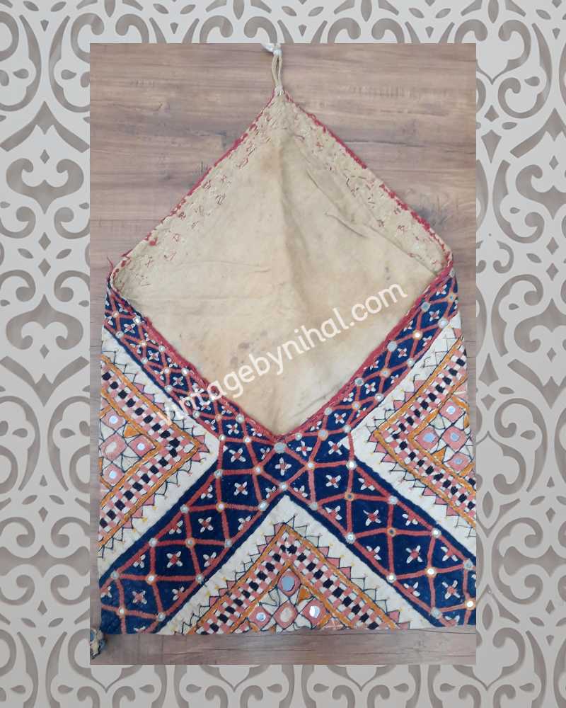 Indian vintage KABIRI/LAPTOP Bag,Authentic Banjara Envelope Dowry bag